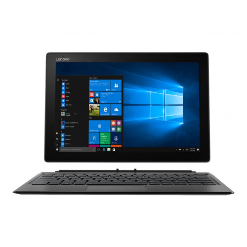 Lenovo Miix 520-12IKB 20M3 - Tablet - with detachable keyboard - Core i7 8550U / 1.8 GHz - Win 10 Pro 64-bit - 16 GB RAM - 1 TB SSD - 12.2 Inches IPS touchscreen 1920 x 1200 - UHD Graphics 620 - Wi-Fi, Bluetooth - 4G - iron grey