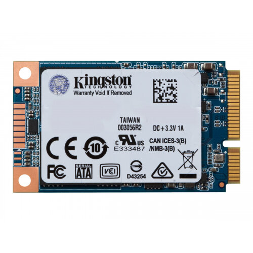 Kingston SSDNow UV500 - Solid state drive - encrypted - 480 GB - internal - mSATA - SATA 6Gb/s - 256-bit AES - Self-Encrypting Drive (SED), TCG Opal Encryption 2.0 Kingston SSDNow UV500 - Solid state drive - encrypted - 480 GB - internal - mSATA - SATA 6Gb/s - 256-bit AES - Self-Encrypting Drive (SED), TCG Opal Encryption 2.0