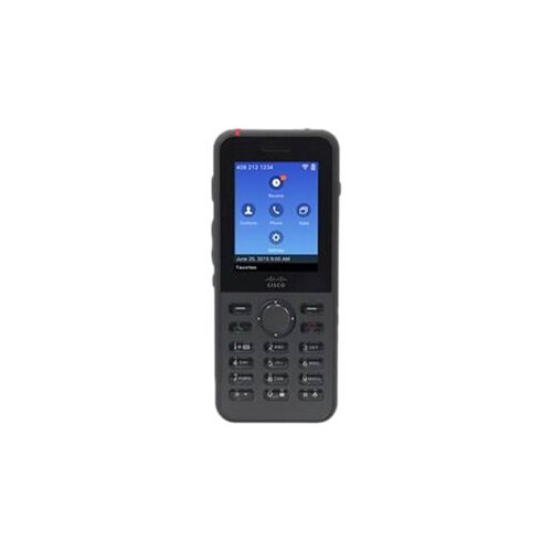 Cisco IP Phone 8821 - Cordless extension handset - Bluetooth interface - IEEE 802.11a/b/g/n/ac (Wi-Fi) - SIP - 6 lines Cisco IP Phone 8821 - Cordless extension handset - Bluetooth interface - IEEE 802.11a/b/g/n/ac (Wi-Fi) - SIP - 6 lines