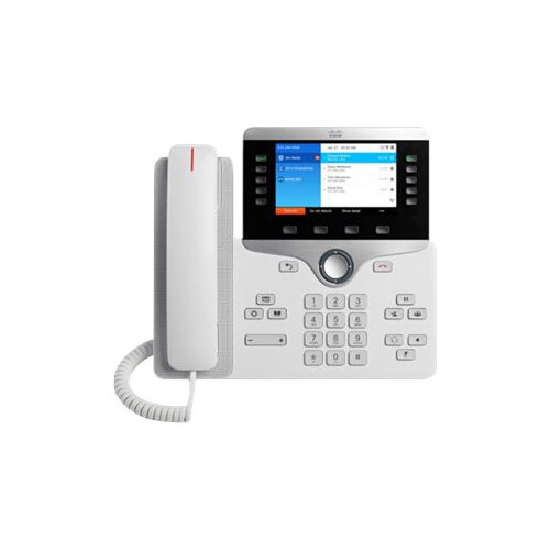 Cisco IP Phone 8861 - VoIP phone - IEEE 802.11a/b/g/n/ac (Wi-Fi) - SIP, RTCP, RTP, SRTP, SDP - white Cisco IP Phone 8861 - VoIP phone - IEEE 802.11a/b/g/n/ac (Wi-Fi) - SIP, RTCP, RTP, SRTP, SDP - white