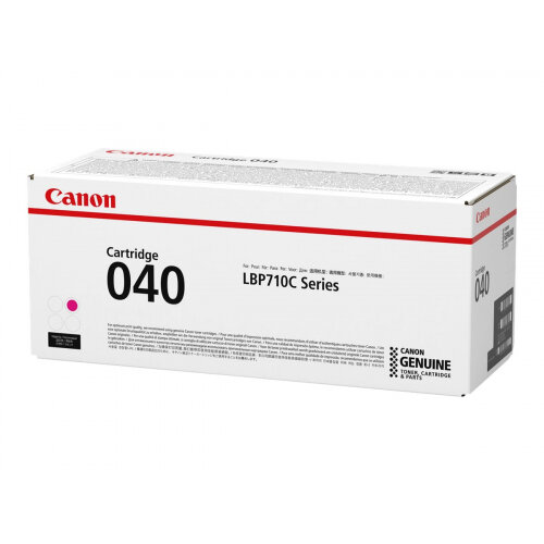 Canon 040 - Magenta - original - toner cartridge - for imageCLASS LBP712Cdn; i-SENSYS LBP710Cx, LBP712Cx; Satera LBP712Ci Canon 040 - Magenta - original - toner cartridge - for imageCLASS LBP712Cdn; i-SENSYS LBP710Cx, LBP712Cx; Satera LBP712Ci