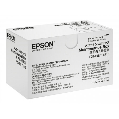 Epson - Ink maintenance box - for WorkForce Pro WF-C5210DW, WF-C5290DW, WF-C5710DWF, WF-C5790DWF, WF-M5799DWF Epson - Ink maintenance box - for WorkForce Pro WF-C5210DW, WF-C5290DW, WF-C5710DWF, WF-C5790DWF, WF-M5799DWF