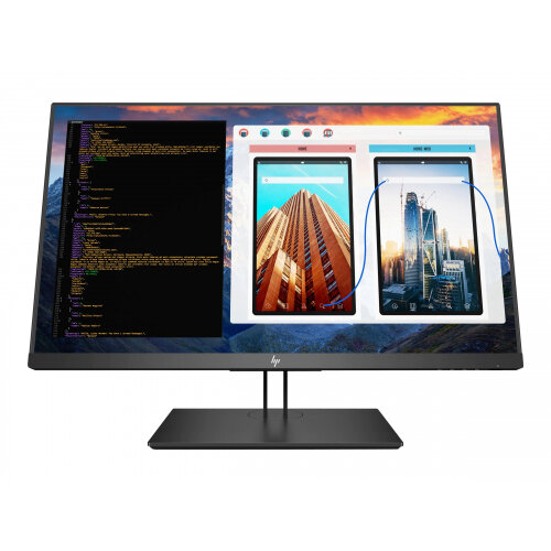 HP Z27 - LED Computer Monitor - 27 Inches (27 Inches viewable) - 3840 x 2160 4K UHD (2160p) - IPS - 350 cd/m2 - 1300:1 - 8 ms - HDMI, DisplayPort, Mini DisplayPort, USB-C - Black Pearl