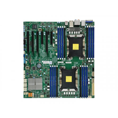 SUPERMICRO X11DAi-N - Motherboard - extended ATX - Socket P - 2 CPUs supported - C621 - USB 3.0, USB 3.1, USB-C - 2 x Gigabit LAN - onboard graphics - HD Audio (8-channel) SUPERMICRO X11DAi-N - Motherboard - extended ATX - Socket P - 2 CPUs supported - C621 - USB 3.0, USB 3.1, USB-C - 2 x Gigabit LAN - onboard graphics - HD Audio (8-channel)