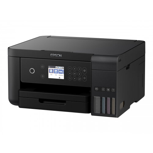 Epson EcoTank ET-3700 - Multifunction printer - colour - ink-jet - A4/Legal (media) - up to 33 ppm (printing) - 150 sheets - USB, LAN, Wi-Fi