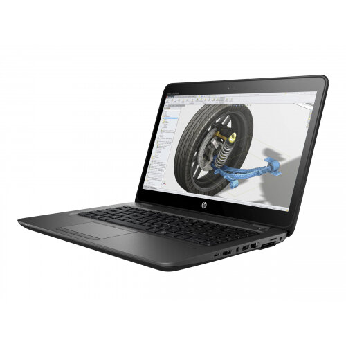 HP ZBook 14u G4 Mobile Workstation Laptop - Core i5 7200U / 2.5 GHz - Win 10 Pro 64-bit - 8 GB RAM - 256 GB SSD HP Z Turbo Drive, NVMe - 14 Inches IPS 1920 x 1080 (Full HD) - Radeon Pro WX 3100 / HD Graphics 620 - Wi-Fi, Bluetooth - turbo silver - kbd: UK