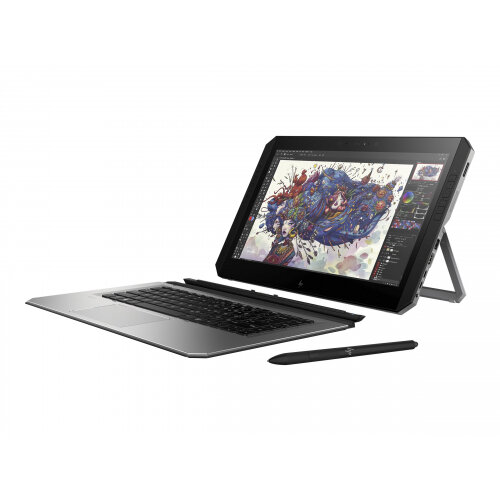 HP ZBook x2 G4 Detachable Workstation - Tablet - with Bluetooth keyboard - Core i7 7500U / 2.7 GHz - Win 10 Pro 64-bit - 16 GB RAM - 512 GB SSD NVMe - 14 Inches IPS touchscreen 3840 x 2160 (Ultra HD 4K) - HD Graphics 620 - Wi-Fi, NFC, Bluetooth - kbd: UK