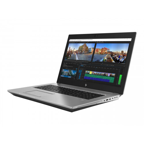 HP ZBook 17 G5 Mobile Workstation Laptop - Core i7 8850H / 2.6 GHz - Win 10 Pro 64-bit - 32 GB RAM - 512 GB SSD (16 GB SSD cache) NVMe, TLC - 17.3 Inches IPS 1920 x 1080 (Full HD) - Quadro P3200 - Wi-Fi, Bluetooth - turbo silver - kbd: UK