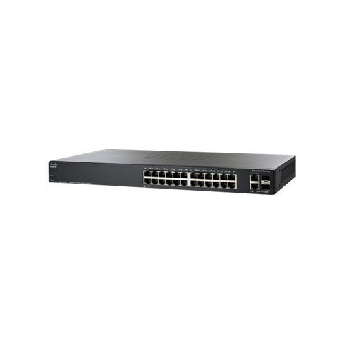 Cisco Small Business Smart SF200-24 - Switch - Managed - 24 x 10/100 + 2 x combo Gigabit SFP - desktop, rack-mountable Cisco Small Business Smart SF200-24 - Switch - Managed - 24 x 10/100 + 2 x combo Gigabit SFP - desktop, rack-mountable
