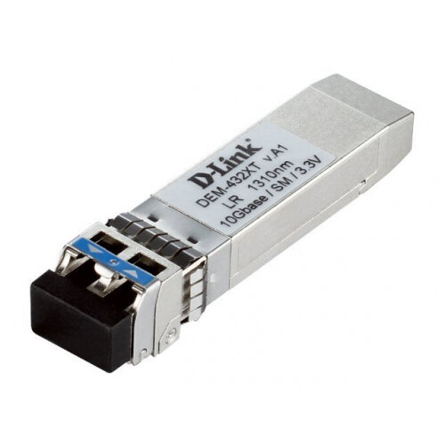 D-Link DEM 432XT - SFP+ transceiver module - 10 GigE - 10GBase-LR - up to 10 km - for D-Link Data Center 10; DGS 3630; DXS 1100, 1210, 3400, 3600; Web Smart DXS-1210-12 D-Link DEM 432XT - SFP+ transceiver module - 10 GigE - 10GBase-LR - up to 10 km - for D-Link Data Center 10; DGS 3630; DXS 1100, 1210, 3400, 3600; Web Smart DXS-1210-12