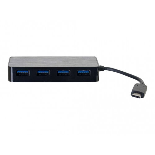 C2G USB 3.0 USB-C To 4-Port USB-A - Hub - 4 x SuperSpeed USB 3.0 - desktop