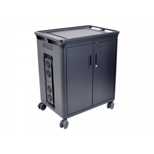 HP 20 Managed Charging Cart V2 - Cart charge and management for 20 notebooks (open architecture) - lockable - HP black - screen size: 10.1"-15.6" HP 20 Managed Charging Cart V2 - Cart charge and management for 20 notebooks (open architecture) - lockable - HP black - screen size: 10.1"-15.6"
