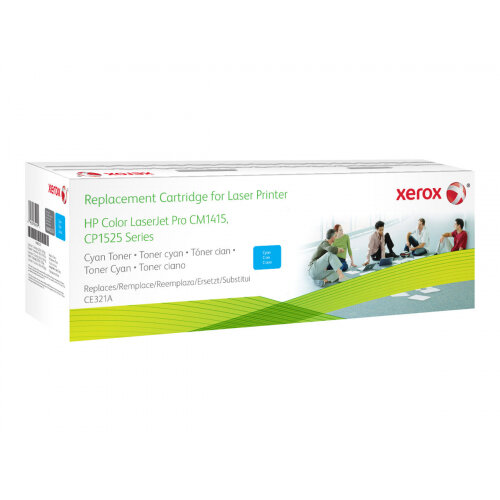 Xerox HP Colour LaserJet CM1525 - Cyan - toner cartridge (alternative for: HP 128A) - for HP Color LaserJet Pro CP1525n, CP1525nw; LaserJet Pro CM1415fn, CM1415fnw