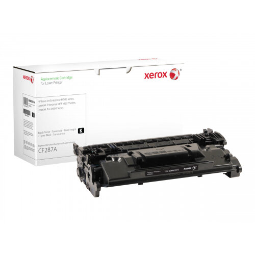 Xerox HP ENTERPRISE M506 - Black - toner cartridge (alternative for: HP CF287A) - for HP LaserJet Enterprise Flow MFP M527; LaserJet Managed MFP M527; LaserJet Pro M501 Xerox HP ENTERPRISE M506 - Black - toner cartridge (alternative for: HP CF287A) - for HP LaserJet Enterprise Flow MFP M527; LaserJet Managed MFP M527; LaserJet Pro M501
