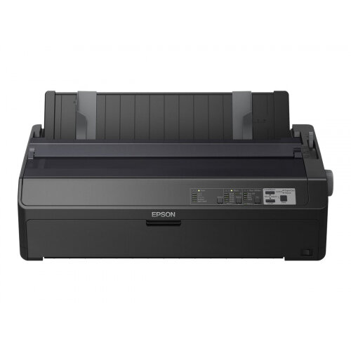 Epson FX 2190IIN - Printer - monochrome - dot-matrix - Roll (21.6 cm), 406.4 mm (width), 420 x 364 mm - 240 x 144 dpi - 9 pin - up to 738 char/sec - parallel, USB 2.0, LAN, serial