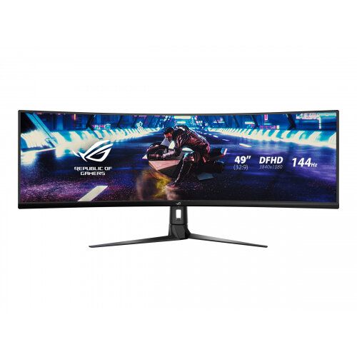 ASUS ROG Strix XG49VQ - LED monitor - curved - 49&uot; - 3840 x 1080 DFHD - VA - 450 cd/m&up2; - 3000:1 - 4 ms - 2xHDMI, DisplayPort - speakers - black ASUS ROG Strix XG49VQ - LED monitor - curved - 49&uot; - 3840 x 1080 DFHD - VA - 450 cd/m&up2; - 3000:1 - 4 ms - 2xHDMI, DisplayPort - speakers - black
