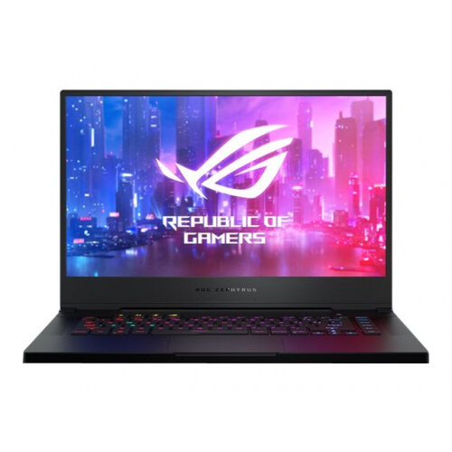 ASUS ROG Zephyrus S GX502GW-AZ066T - Core i7 9750H / 2.6 GHz - Win 10 Home 64-bit - 32 GB RAM - 1 TB SSD NVMe - 15.6&uot; 1920 x 1080 (Full HD) - GF RTX 2070 / UHD Graphics 630 - 802.11ac, Bluetooth - black ASUS ROG Zephyrus S GX502GW-AZ066T - Core i7 9750H / 2.6 GHz - Win 10 Home 64-bit - 32 GB RAM - 1 TB SSD NVMe - 15.6&uot; 1920 x 1080 (Full HD) - GF RTX 2070 / UHD Graphics 630 - 802.11ac, Bluetooth - black