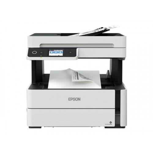 Epson EcoTank ET-M3180 - Multifunction printer - B/W - ink-jet - A4 (210 x 297 mm) (original) - A4/Legal (media) - up to 17 ppm (copying) - up to 39 ppm (printing) - 250 sheets - 33.6 Kbps - USB 2.0, LAN Epson EcoTank ET-M3180 - Multifunction printer - B/W - ink-jet - A4 (210 x 297 mm) (original) - A4/Legal (media) - up to 17 ppm (copying) - up to 39 ppm (printing) - 250 sheets - 33.6 Kbps - USB 2.0, LAN