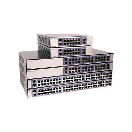 Extreme Networks ExtremeSwitching 210 Series 210-24p-GE2 - Switch - Managed - 24 x 10/100/1000 (PoE+) + 2 x Gigabit SFP - desktop, rack-mountable - PoE+ (185 W)