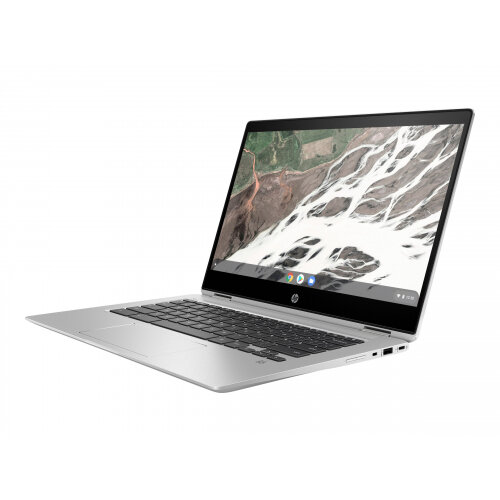 HP Chromebook x360 14 G1 - Flip design - Core i3 8130U / 2.2 GHz - Google Chrome OS 64 - 8 GB RAM - 64 GB eMMC - 14" IPS touchscreen 1920 x 1080 (Full HD) - UHD Graphics 620 - Wi-Fi, Bluetooth - sleek metal - kbd: UK