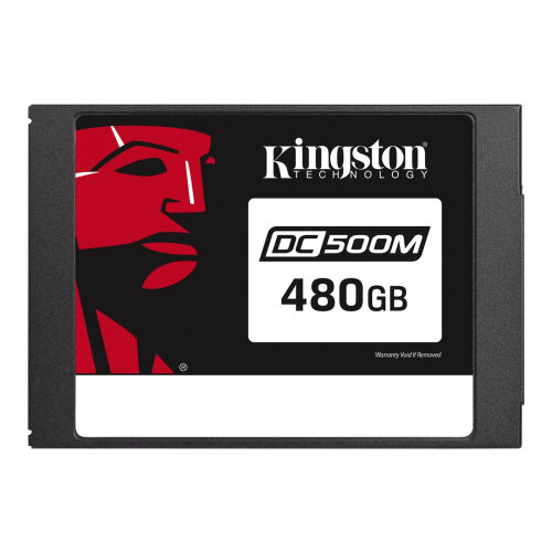 Kingston Data Center DC500M - Solid state drive - encrypted - 480 GB - internal - 2.5" - SATA 6Gb/s - AES - Self-Encrypting Drive (SED)