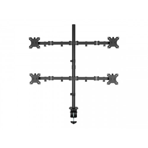 Vision VFM-DPD - Desk mount for 4 LCD displays - powder-coated steel - black - screen size: 13&uot;-27&uot; Vision VFM-DPD - Desk mount for 4 LCD displays - powder-coated steel - black - screen size: 13&uot;-27&uot;
