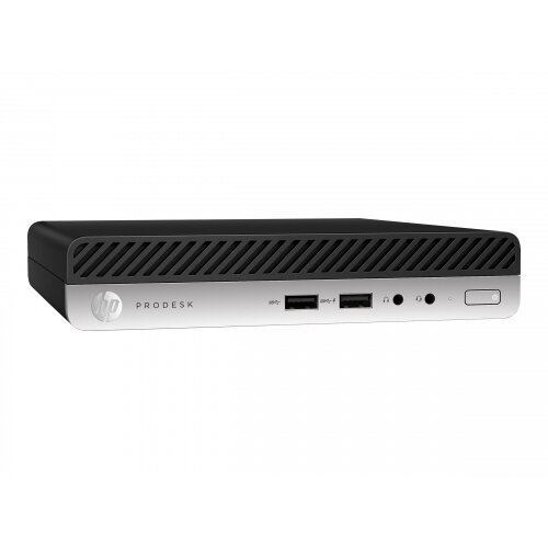 HP ProDesk 405 G4 - Mini desktop - 1 x Ryzen 3 Pro 2200GE / 3.2 GHz - RAM 8 GB - SSD 256 GB - NVMe - Radeon Vega 8 - GigE - Win 10 Pro 64-bit - monitor: none - keyboard: UK HP ProDesk 405 G4 - Mini desktop - 1 x Ryzen 3 Pro 2200GE / 3.2 GHz - RAM 8 GB - SSD 256 GB - NVMe - Radeon Vega 8 - GigE - Win 10 Pro 64-bit - monitor: none - keyboard: UK