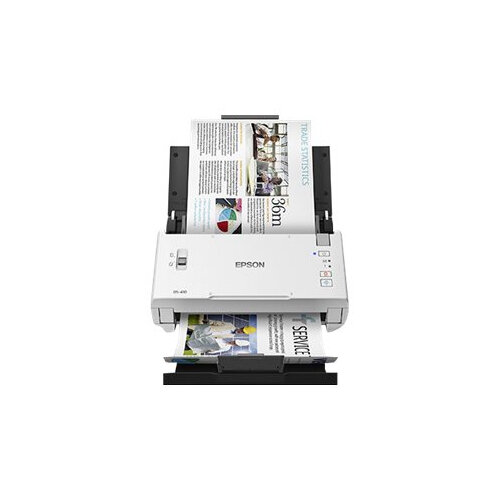 Epson DS-410 - Document Scanner - Duplex - Letter - 600 DPI X 600 DPI - Up To 26 PPM (Mono) / Up To 26 PPM (Colour) - ADF (50 Sheets) - Up To 3000 Scans Per Day - USB 2.0