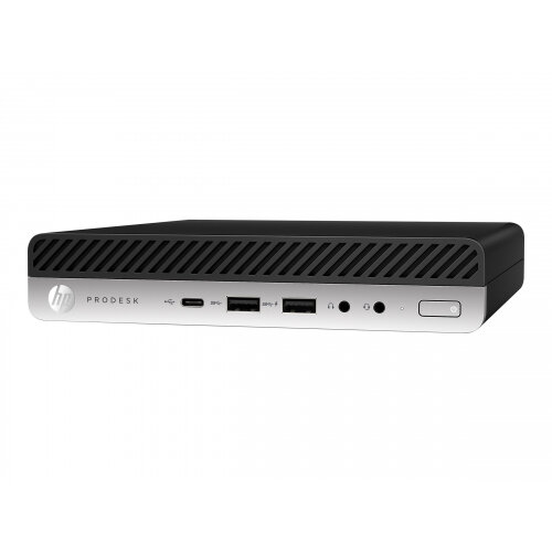 HP ProDesk 600 G5 - Mini desktop - 1 x Core i3 9100T / 3.1 GHz - RAM 8 GB - HDD 1 TB - UHD Graphics 630 - GigE - Win 10 Pro 64-bit - monitor: none - keyboard: UK