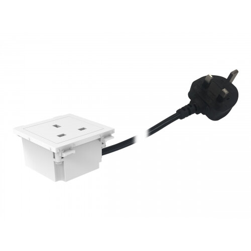 VISION TechConnect 3 UK Power module - Modular facility plate snap-in - power BS1363 VISION TechConnect 3 UK Power module - Modular facility plate snap-in - power BS1363