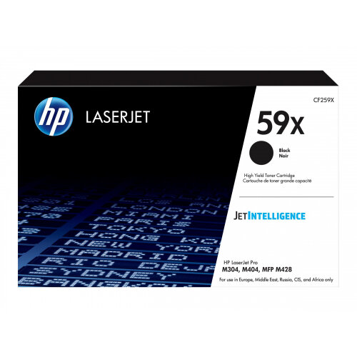 HP 59X - High Yield - black - original - LaserJet - toner cartridge (CF259X) - for LaserJet Pro M404dn, M404dw, M404n, MFP M428dw, MFP M428fdn, MFP M428fdw HP 59X - High Yield - black - original - LaserJet - toner cartridge (CF259X) - for LaserJet Pro M404dn, M404dw, M404n, MFP M428dw, MFP M428fdn, MFP M428fdw