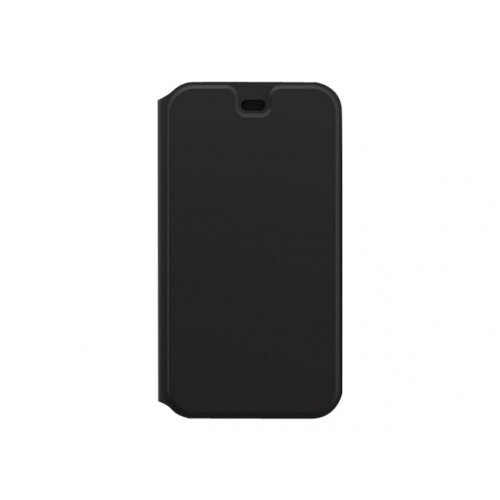 OtterBox Strada Series Via - Flip cover for mobile phone - polyurethane, polycarbonate, synthetic rubber - black night - for Apple iPhone 11 Pro