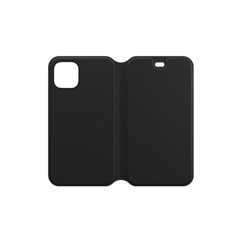 OtterBox Strada Series Via - Flip cover for mobile phone - polyurethane, polycarbonate, synthetic rubber - black night - for Apple iPhone 11 Pro