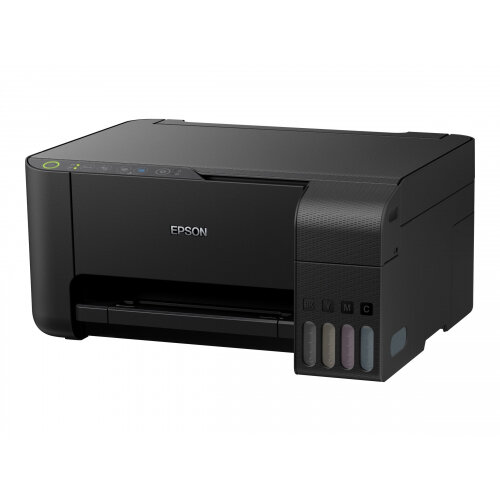 Epson EcoTank ET-2710 Unlimited - Multifunction printer - colour - ink-jet - A4/Legal (media) - up to 33 ppm (printing) - 100 sheets - USB, Wi-Fi - black Epson EcoTank ET-2710 Unlimited - Multifunction printer - colour - ink-jet - A4/Legal (media) - up to 33 ppm (printing) - 100 sheets - USB, Wi-Fi - black