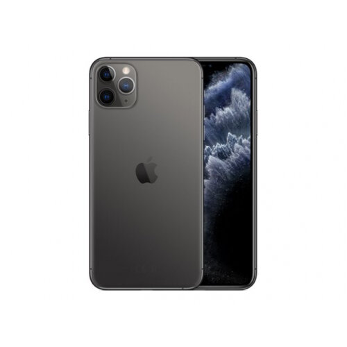 Apple iPhone 11 Pro Max - Smartphone - dual-SIM - 4G Gigabit Class LTE - 512 GB - GSM - 6.5&uot; - 2688 x 1242 pixels (458 ppi) - Super Retina XDR Display (12 MP front camera) - 3x rear cameras - space grey Apple iPhone 11 Pro Max - Smartphone - dual-SIM - 4G Gigabit Class LTE - 512 GB - GSM - 6.5&uot; - 2688 x 1242 pixels (458 ppi) - Super Retina XDR Display (12 MP front camera) - 3x rear cameras - space grey