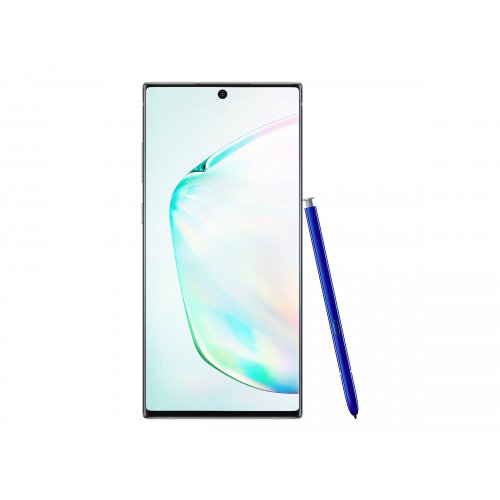 Samsung Galaxy Note10+ - Smartphone - dual-SIM - 4G LTE - 256 GB - microSDXC slot - TD-SCDMA / UMTS / GSM - 6.8" - 3040 x 1440 pixels (498 ppi) - Dynamic AMOLED - RAM 12 GB (10 MP front camera) - 4x rear cameras - Android - aura glow