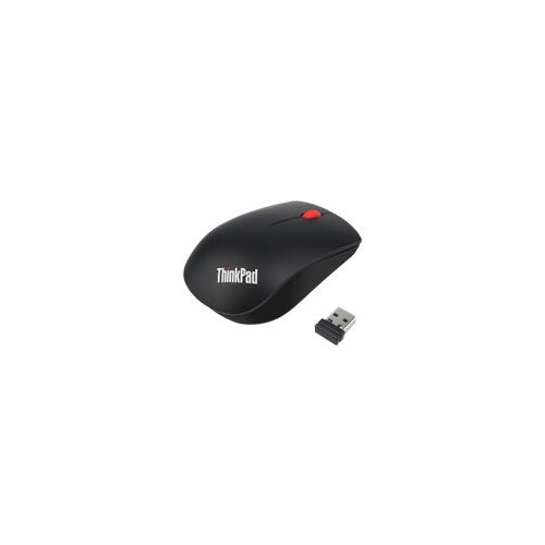Lenovo ThinkPad Essential Wireless Mouse - Mouse - laser - 3 buttons - wireless - 2.4 GHz - USB wireless receiver - for ThinkBook 14 G2 ITL; 15 G2 ITL; ThinkPad E14 Gen 2; P14s Gen 1; V30a-22; V30a-24
