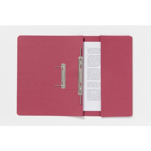 Guildhall Pocket Spiral File Foolscap 285gsm Red (Pack 25) 347-REDZ