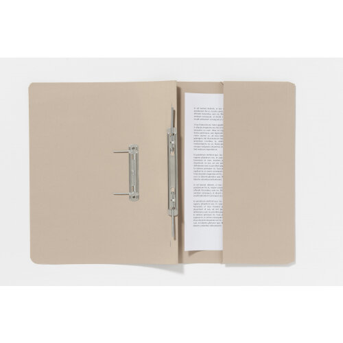 Guildhall Spring Pocket Transfer File Manilla Foolscap 285gsm Buff (Pack 25) - 347-BUFZ