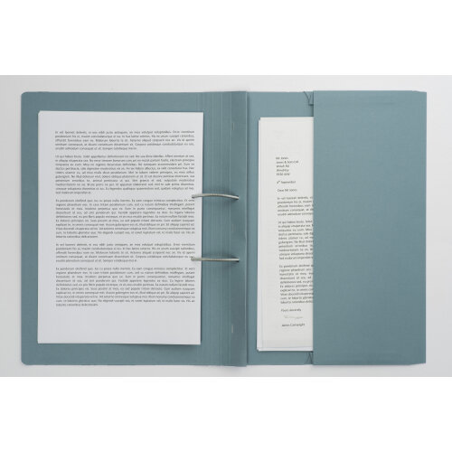 Guildhall Spring Pocket Transfer File Manilla Foolscap 315gsm Blue (Pack 25) - 211/9060Z