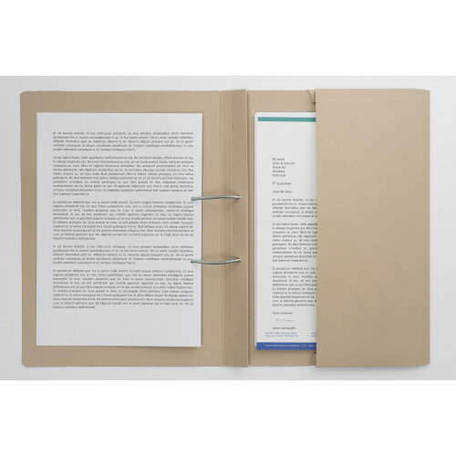 Guildhall Spring Pocket Transfer File Manilla Foolscap 315gsm Buff (Pack 25) - 211/9061Z