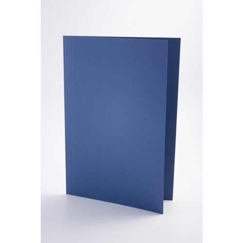 Guildhall Square Cut Folder Manilla Foolscap 250gsm Blue (Pack 100) - FS250-BLUZ