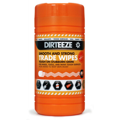 Dirteeze Smooth & Strong Trade Wipes Dispenser Tub 300x200mm Ref DZSS80 [80 Wipes]