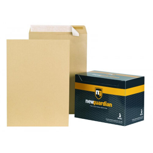 New Guardian Pocket Envelope C3 Peel and Seal Plain 130gsm Manilla (Pack 125) - C27013