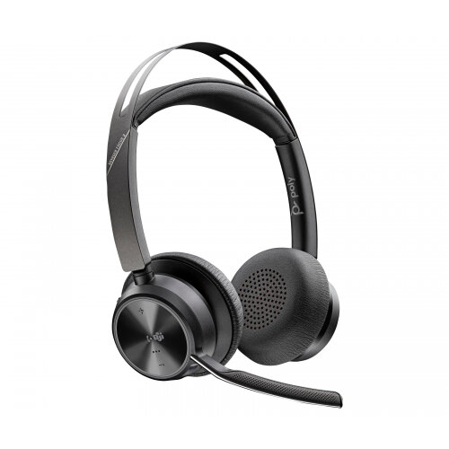 Poly Voyager Focus 2 Microsoft Teams Certified USB-C-C Headset +USB-C/A Adapter