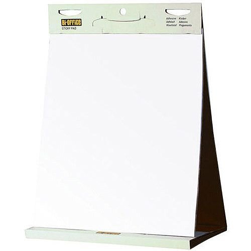 Bi-Office Table Top Self-Stick Flipchart Pad 585x500mm 20 Sheets White FL148303 Bi-Office Table Top Self-Stick Flipchart Pad 585x500mm 20 Sheets White FL148303