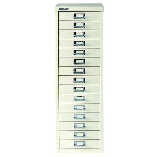 Bisley Multi-Drawer Cabinet 39 inches A4 15 Drawer White Bisley Multi-Drawer Cabinet 39 inches A4 15 Drawer White