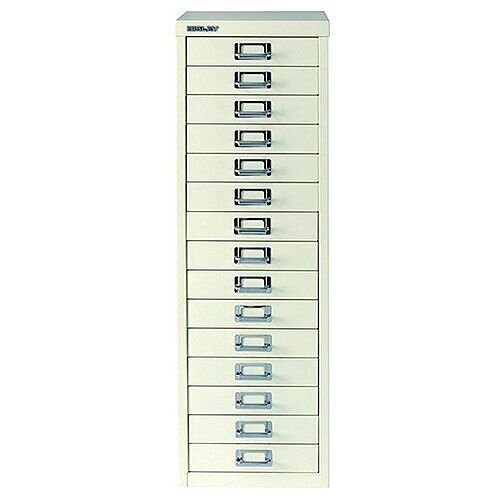 Bisley Multi-Drawer Cabinet 39 inches A4 15 Drawer White