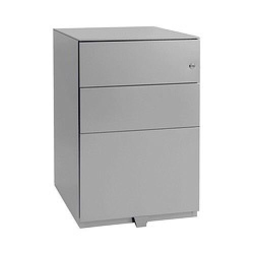 Bisley Note Pedestal Free Standing 2 Stationery 1 Filing Drawers Grey Bisley Note Pedestal Free Standing 2 Stationery 1 Filing Drawers Grey