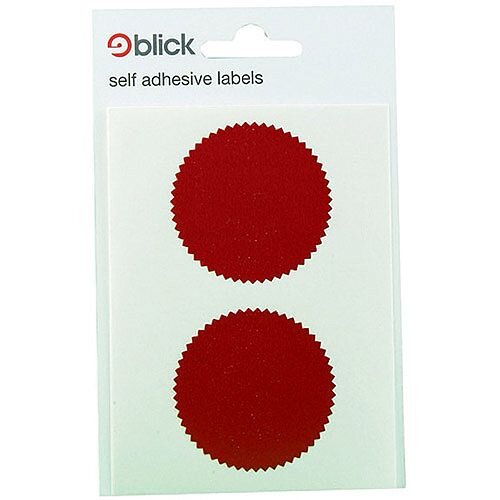 Blick Company Seal 50mm Diameter 20 x 8 Labels (160 in Total) RS014652